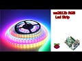 How to use WS2812B RGB LEDs with Raspberry Pi | rgb led strip | addressable led strip