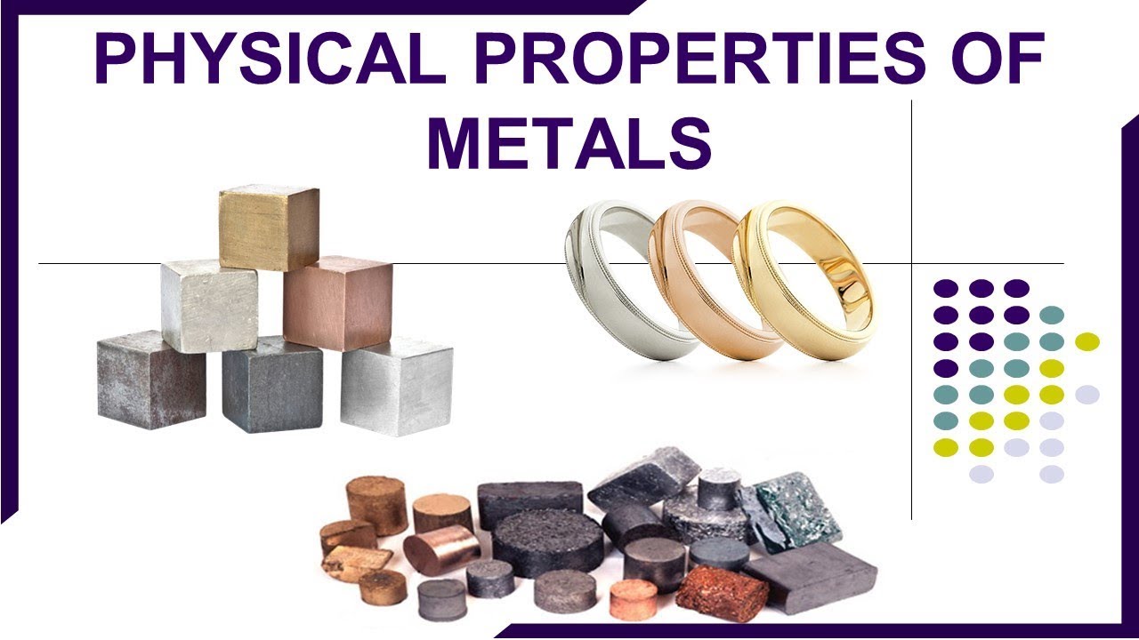 PHYSICAL PROPERTIES OF METALS | METALS AND NON METALS-PART 2 - YouTube