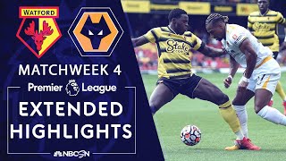 Watford v. Wolves | PREMIER LEAGUE HIGHLIGHTS | 9/11/2021 | NBC Sports