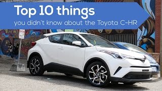 Top 10 things about the #Toyota CHR crossover / suv