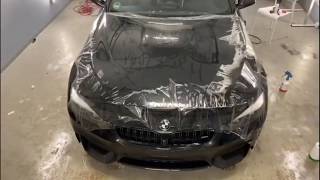 BMW M4  - Lackschutzfolie Installation