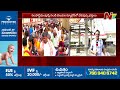 huge rush at tirumala temple తిరుమలలో పెరిగిన భక్తుల రద్దీ ntv