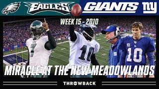 "Miracle at the New Meadowlands" (Eagles vs. Giants 2010, Week 15)