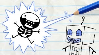 A Shocking Surprise for Pencilmate! -in- "Nuts and Bolts" Pencilmation Cartoons