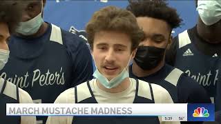 Saint Peter's Doug Edert Leads March Mustache Madness