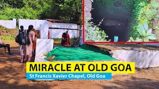 Miracle at Old Goa, devotees flock to see St Francis Xavier chapel and well at Old Goa