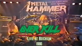 Overkill – Live at Zeche Bochum | Metal Hammer (1986 Full Concert) | Remastered