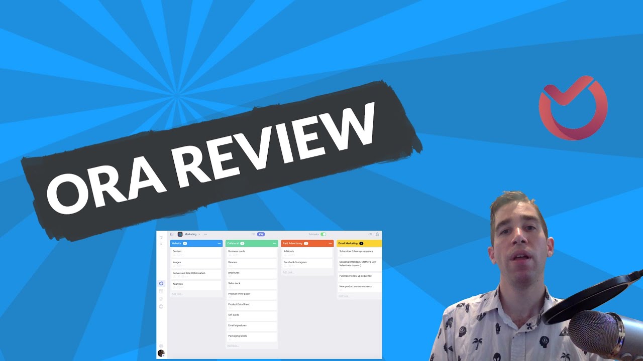 Ora Review A Project Task Management Software Test Drive Youtube