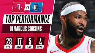 DeMarcus Cousins Drops HUGE Double-Double With 28 PTS, 17 REB, 5 AST & 4 3PM!
