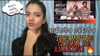 Gulabo Sitabo - Official Trailer | Amitabh Bachchan, Ayushmann Khurrana | Reaction by Vaishali