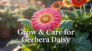 The Joyful Bloom How to Grow and Care for Gerbera Daisy with Love