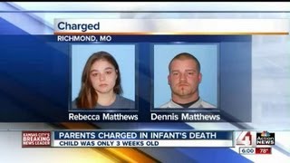 Parents accused in 3-week-old baby's death