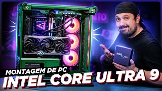 MONTANDO um PC com o NOVO Intel Core Ultra 9 285k + TESTES e COMPARATIVOS!