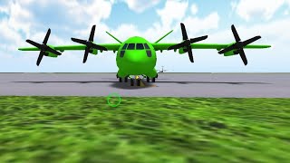 playing turboprop flight simulator traveling to another island