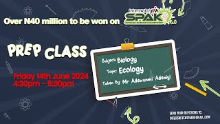 InterswitchSPAK 6.0 Prep Class: Biology - Ecology