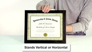 Black Document or Diploma Frame Designed by Americanflat