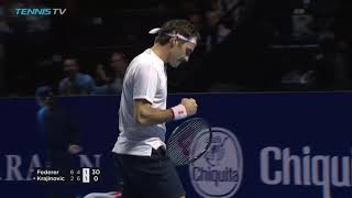 Roger Federer Magic vs Krajinovic | Basel 2018