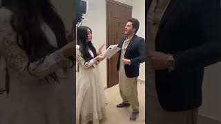 Ahsan Khan and Neelam Muneer Happy Mood.# short video 📷🩳