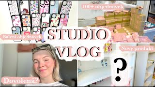 STUDIO VLOG | Nový produkt | Balení +100 objednávek | Rendy’s Shop