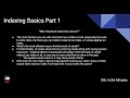TSQL: Indexing Basics Part 1