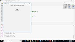 Ch 6 Video 22 Gui that converts inches to cm