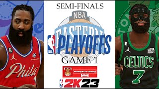 NBA 2023 Playoffs | 76ers VS Celtics | NBA 2K23 PC Gameplay | Game 1 | Semi-Finals