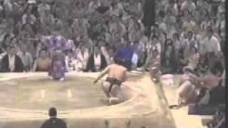 Asashoryu vs Kokkai nagoya 2005