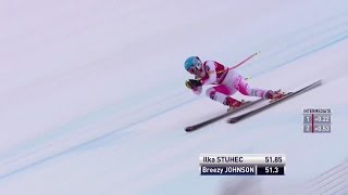 Breezy Johnson Skis to Her Best World Cup Result at Lake Louise Downhill