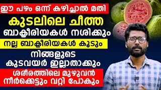 ഈ പഴം കഴിച്ചാൽ ചീത്തബാക്റ്റീരിയകൾ നശിക്കും മുഴുവൻ നീർക്കെട്ടും പോകും കുടവയർ ഇല്ലാതാകും|dr vishnu