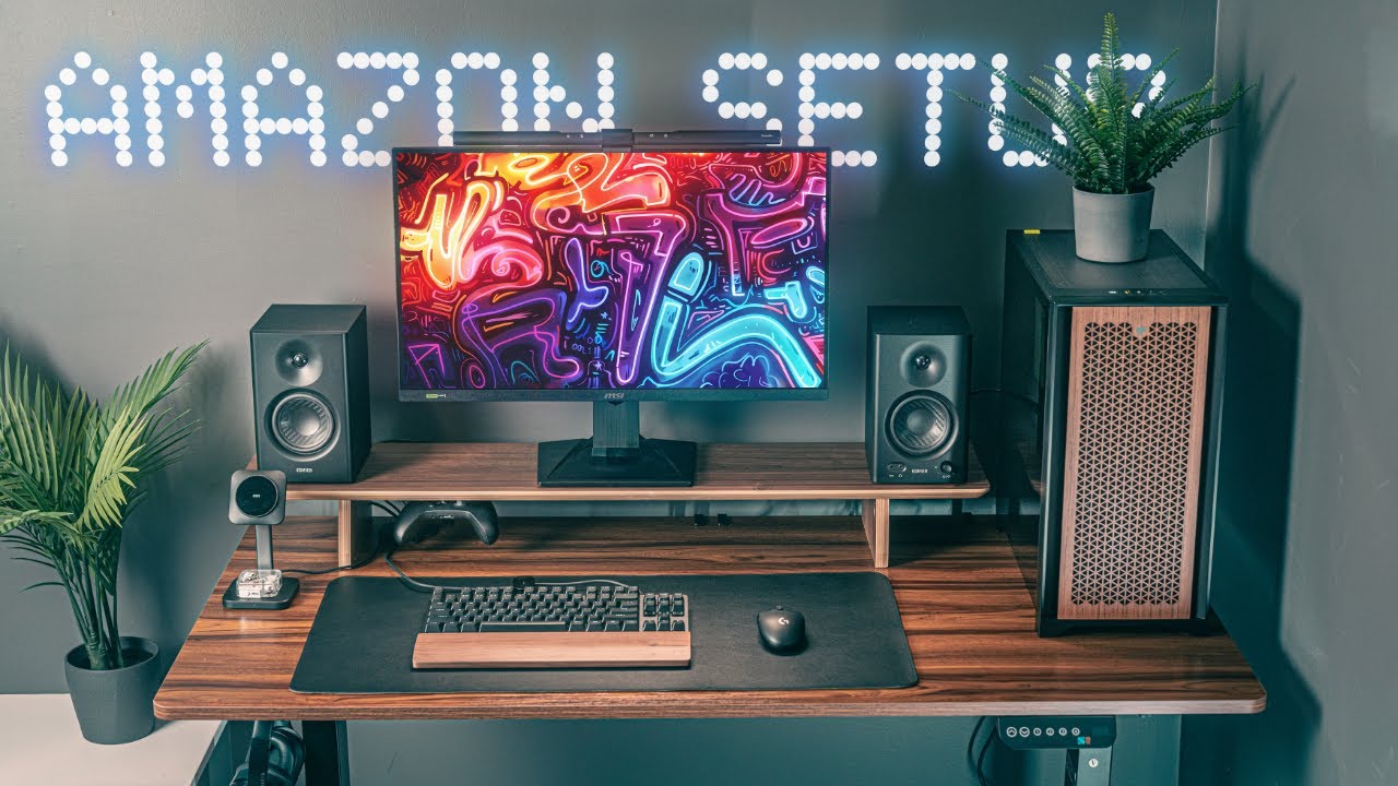 I Built The Ultimate Amazon Desk Setup For Under 1000 Youtube