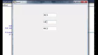 Visual basic.net: sum of two textbox values into third textbox in vb.net using keydown event