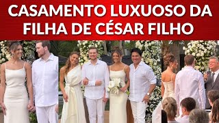 Casamento da filha de César Filho e Elaine Mickely - Luma casou com Ed ❤️👏 Casamento Civil