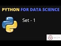 Python Containers: Set - theory | Python Set - 1 | Python for Data Science