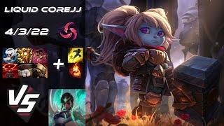 Team Liquid CoreJJ SUPPORT Poppy vs Karma - NA Challenger Patch 14.23