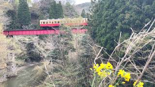 小湊鐵道キハ200 第四養老川橋梁