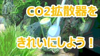 【アクアリウム】CO2拡散器をメンテします