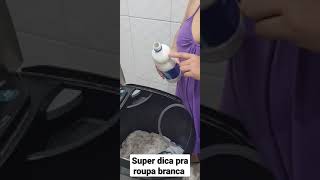 LAVANDO ROUPA BRANCA DE FORMA CORRETA/vc assim como eu tbm fazia errado?#dicas #roupalimpa #dicas