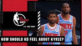 How should Kevin Durant feel about Kyrie Irving’s situation with the Nets? | NBA Today