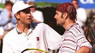 [60fps] Agassi v. Sampras - Australian Open 1995 Final Highlights