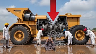 Impossible Repair! Damaged Caterpillar Gear Rebuilt to Perfection