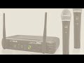 top 10 llc microphones 2018 pyle pdwm2135 vhf wireless microphone system 2 handheld mics fixed