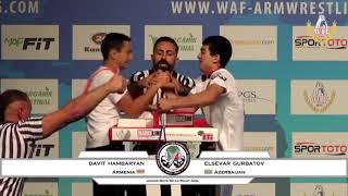 AQGF Azərbaycan idmançısının erməni üzərində möhtəşəm qələbəsi  Elsever Qurbatov VS Davit Hambaryan