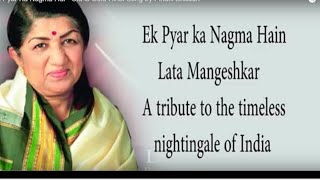 Ek pyar ka nagma hai (Cover song) by - Sneha Roushan #Ekpyarkanagmahai, #Latajihitsongs,
