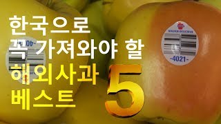 세상에서 제일 맛있는 사과 TOP 5 - 한국 도입 필수 ^^ [랭킹]