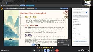 [BTK1] Buổi 15: Địa Chi tương hình, tự hình. Địa Chi tam hợp và cách tính tam tai (đọc thêm ở mô tả)