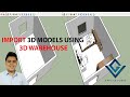 How to Import 3D Models using 3D Warehouse in Sketchup I GV Envisions