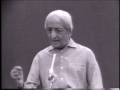 on inattention and the gap between understanding and action j. krishnamurti