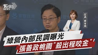 綠營內部民調曝光 張善政桃園「殺出程咬金」【TVBS說新聞】20220610