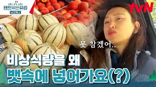 비상식량은 배에 저장하는 거야ㅎ 조식 4차전 때리는(?) 언니들텐트밖은유럽남프랑스 EP.7 | tvN 240407 방송