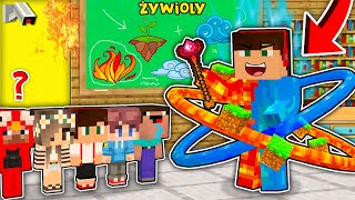 ZOSTAŁEM NAUCZYCIELEM ŻYWIOŁÓW - OGNIA WODY ZIEMI I POWIETRZA W MINECRAFT?! GPLAY \u0026 LUMI